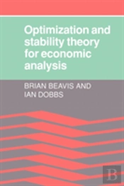 Optimisation And Stability Theory For Economic Analysis