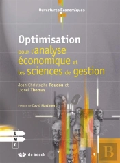 Optimisation Pour L'Analyse Économique Et Les Sciences De Gestion