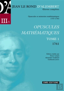 Bertrand.pt - Opuscules Mathématiques Tome 1 ; 1761