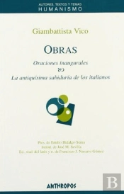 Oraciones Inaugurales , La Antiqu¡Sima Sabidur¡A De Los Italianos