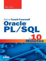Oracle Pl/Sql In 10 Minutes, Sams Teach Yourself