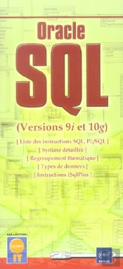 Oracle Sql Versions 9i Et 10g ; Liste Des Principales Instructions