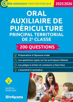 Bertrand.pt - Oral Auxiliaire De Puériculture Principal Territorial De 2e Classe (Édition 2025/2026)