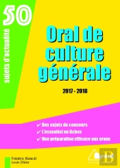 Oral De Culture Generale 2016-2017 Sujets D'Actualite