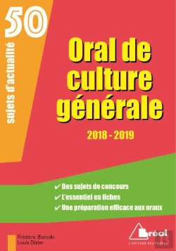 Bertrand.pt - Oral De Culture Generale 2018-2019 50 Sujets D'Actualite