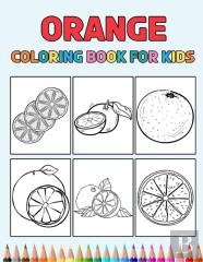 Orange Coloring Book For Kids