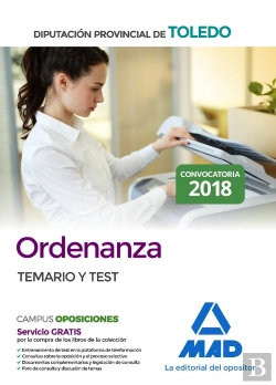 Bertrand.pt - Ordenanza De La Diputación Provincial De Toledo. Temario Y Test