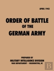 Order Of Battle Of The German Army, April 1943