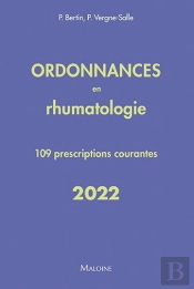 Ordonnances En Rhumatologie 2022 - 109 Prescriptions