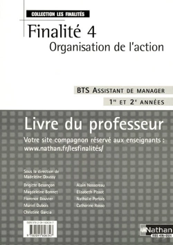 Bertrand.pt - Organisation De L'Action Bts - Finalite 4 - Bts Assistant De Manager ( S Finalites) - Professeur - 2