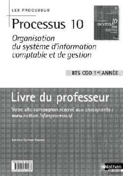 Bertrand.pt - Organisation Du Système D'Information Comptable Et De Gestion ; Bts Cgo ; 1re Année ; Livre Du Professeur