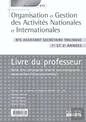 Organisation Gestion Act N/I Bts Assistante Trilingue ; Professeur ; Edition 2003