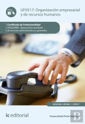 Organización Empresarial Y De Recursos Humanos. Adgg0408 - Operaciones Auxiliares De Servicios Admin