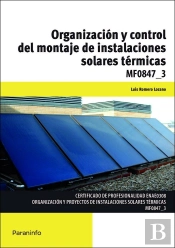 Organización Y Control Del Montaje De Instalaciones Solares Térmicas