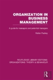Organization In Business Management (Rle: Organizations)