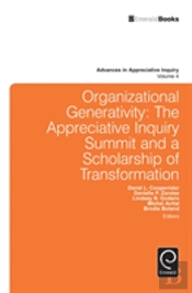 Organizational Generativity
