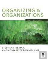 Organizing & Organizations