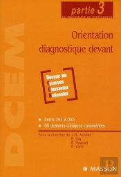 Orientation Diagnostique Devant ; Partie 3 Du Programme De Dcem2 Et Dcem4
