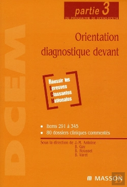 Bertrand.pt - Orientation Diagnostique Devant ; Partie 3 Du Programme De Dcem2 Et Dcem4
