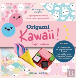 Bertrand.pt - Origami Kawaii ! Super Mignon : Kit Complet Pour Réaliser Des Pliages Japonais Super Mignons