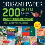 Origami Paper 200 Sheets Mother Earth Photos 6 Inches (15 Cm)