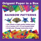Origami Paper In A Box - Rainbow Patterns