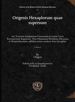 Bertrand.pt - Origenis Hexaplorum Quae Supersunt (Vol 1)
