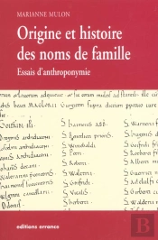 Origines Et Histoire Des Noms De Famille