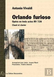 Orlando Furioso, Opera En Trois Actes, Partitions Pour Chant Et Clavier
