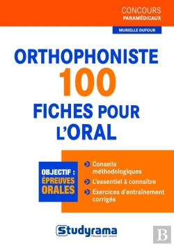 Bertrand.pt - Orthophoniste ; 100 Fiches Pour L'Oral