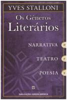 Os Géneros Literários