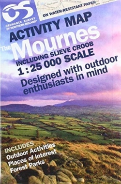 Bertrand.pt - Osni 1:25000 Mournes Activity Including Slieve Croob