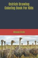 Ostrich Drawing Coloring Book For Kids