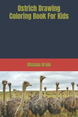 Bertrand.pt - Ostrich Drawing Coloring Book For Kids