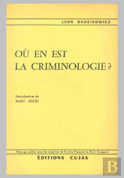 Où En Est La Criminologie ?