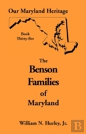 Our Maryland Heritage, Book 35: Benson F