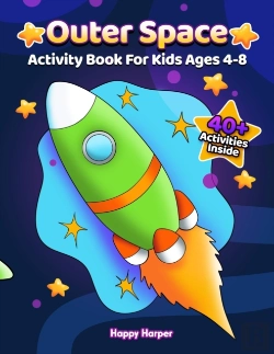 Bertrand.pt - Outer Space Activity Book For Kids Ages 4-8
