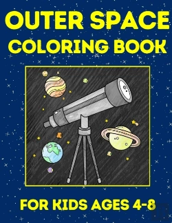 Bertrand.pt - Outer Space Coloring Book: For Kids Ages