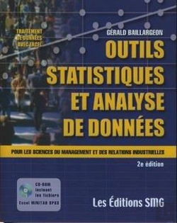 Bertrand.pt - Outils Statistiques Et Analyse De Données Pour Les Sciences Du Management Et Des Relations Industrielles (Avec Cdrom Fichiers Excel Minitab Spss) 2° Ed.