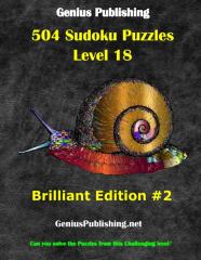 Over 500 Sudoku Puzzles Difficulty Level 18 Brilliant #2