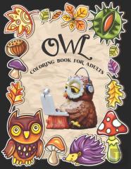 Owl Coloring Book For Adults