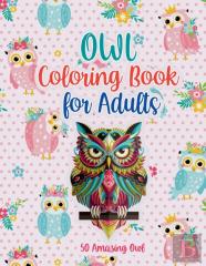 Owl Coloring Book For Adults