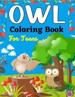 Bertrand.pt - Owl Coloring Book For Teens
