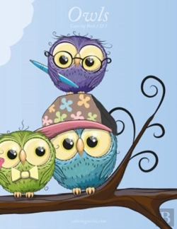 Bertrand.pt - Owls Coloring Book 1 & 2