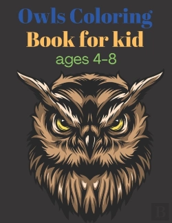 Bertrand.pt - Owls Coloring Book For Kids Ages 4-8