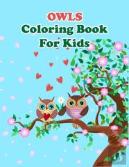 Owls Coloring Book For Kids