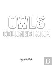 Owls With Scissor Skills Coloring Book For Children - Create Your Own Doodle Cover (8x10 Softcover Personalized Coloring Book / Activity Book)