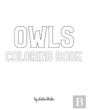 Owls With Scissor Skills Coloring Book For Children - Create Your Own Doodle Cover (8x10 Softcover Personalized Coloring Book / Activity Book)