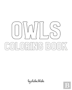 Bertrand.pt - Owls With Scissor Skills Coloring Book For Children - Create Your Own Doodle Cover (8x10 Softcover Personalized Coloring Book / Activity Book)