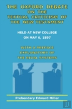 Bertrand.pt - Oxford Debate On The Textual Criticism Of The New Testament